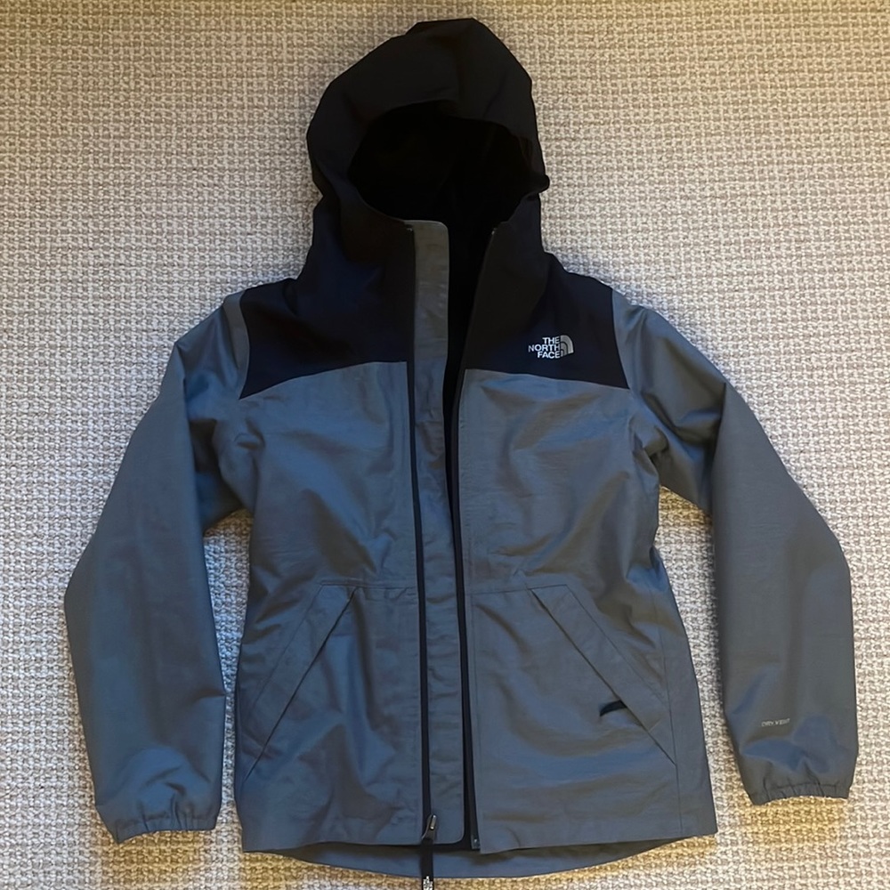 The North Face Warm Storm Rain Jacket, Girls size M (10-12).
